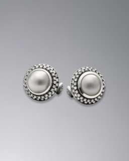 Pearl Diamond Earrings  