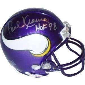 Paul Krause Autographed/Hand Signed Minnesota Vikings Replica Mini 