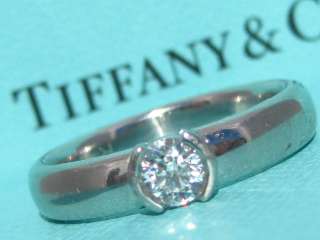 TIFFANY & CO. ETOILE PLATINUM ENGAGEMENT DIAMOND RING 4  