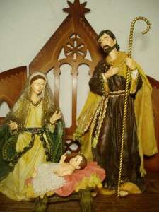  Home Collection Holy Family Nativity Set, NIB  