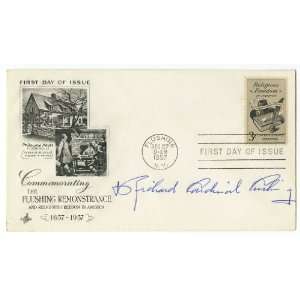 Richard Cardinal Cushing Autographed Commemorative Philatelic Cover