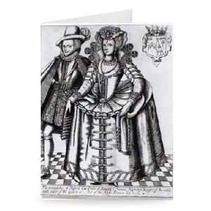 Robert Carr, Earl of Somerset and his wife   Greeting Card (Pack of 