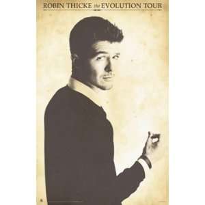  Robin Thicke Evolution Hour Poster 1412
