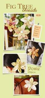 POSIE ~ Charm Pack PATTERN by FIG TREE THREADS  
