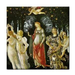  Primavera By Sandro Botticelli Tile Trivet Everything 