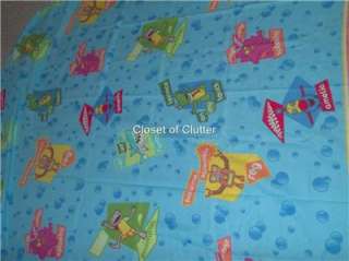   Characters Childrens Twin Flat Bed Sheets (Fabric) Vintage  