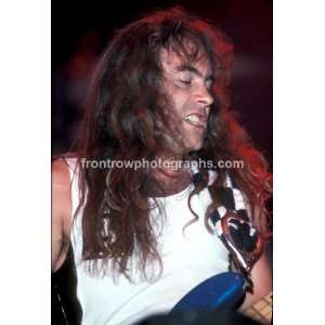  Iron Maiden Bassist Steve Harris 8x10 Color Concert 