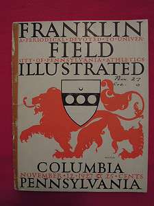   Pennsylvania vs Columbia NCAA Football Program Franklin Field  