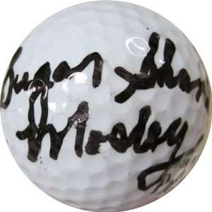  Sugar Shane Mosley Autographed/Signed Golf Ball Sports 