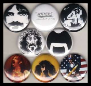 FRANK ZAPPA 1 buttons pinbacks MOTHERS OF INVENTION  