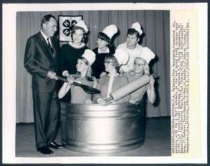   Program Beauty Contest Models In Galvanized Tub Roller Photo  