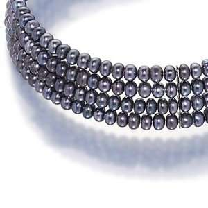  Black pearl stretch collar necklace Vanna Weinberg 