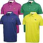New Puma Golf Tech Polo Shirt   4 colors Blue Ribbon, Clover,  