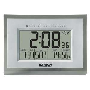 Large digital clock with humidity and temperature  
