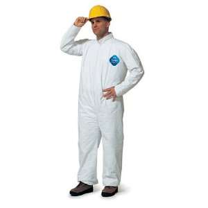 DuPont TY120S Disposable Tyvek White Coverall Suit 1412, Size XXLarge 