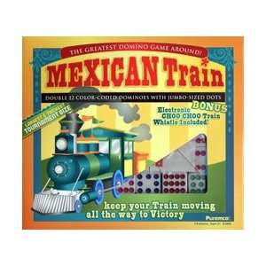    DOUBLE TWELVE MEXICAN TRAIN JUMBO DOMINOES SET: Toys & Games