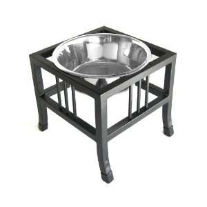  Baron Single Bowl Dog Feeder   Elevated Diner   10 Tall 