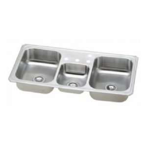  Elkay CMR43223 top mount triple bowl kitchen sink