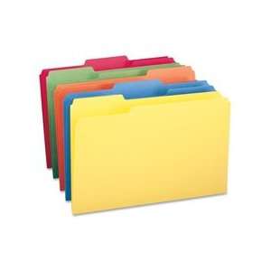    Smead 1/3 Cut Colored Top Tab File Folders