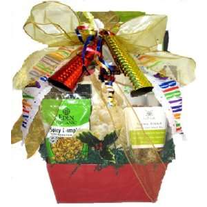 Vegan Birthday Gift Basket:  Grocery & Gourmet Food