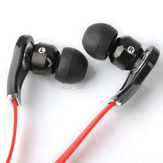 5mm Jack In Ear Stereo Earphone for iPhone 3G 3GS 4 4G iPod Red Free 