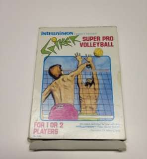 Spiker Super Pro Volleyball for Intellivision CIB *RARE*  