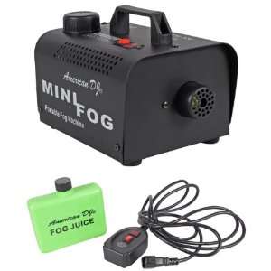  American DJ MINI FOG 450 Watt Mini Water Based Fog Machine With Fog 