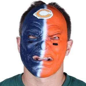    NFL Chicago Bears Navy Blue Orange Fan Face Mask