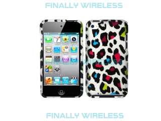   Colorful Leopard Print Hard Case Cover Apple iPod Touch 4 4th  