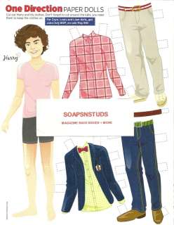 NEW   Paper Dolls for One Directions (1D) Harry Styles & Niall Horan 