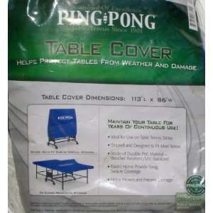   Duty Fitted PING PONG Table Tennis Cover (BLUE)