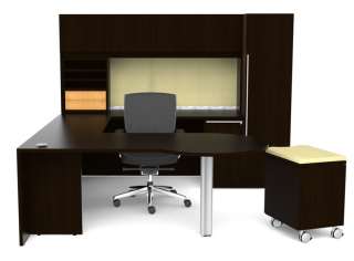 9pc U Shape Modern Executive Office Desk, #CH VER U3  