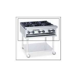  ARHP36 6N 36in Commercial Counter Top Gas Hot Plate W/ 6 