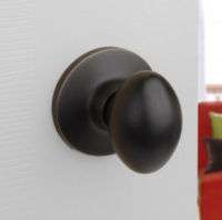 Oil Rubbed Bronze Passage Egg Door Knob, Door Hardware 661799231671 