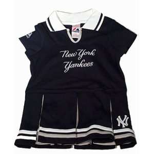   York Yankees MLB Girls Toddler Cheerleader Dress: Sports & Outdoors