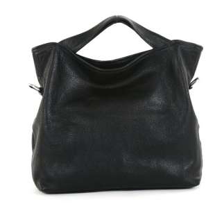 Handmade Women Leather Handbag Handle Under Tote Bag Black US  