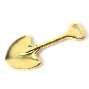  Gold Plated 1 Shovel Lapel Pin: Office Products