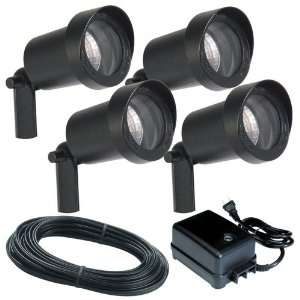   light Black Low voltage Halogen Spotlight Kit