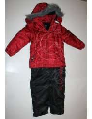 ecko unltd. Baby/Infant Snowsuite   Size 6 Months   Red/Black