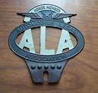   Automobile Legal Association Honor Member License Plate Topper ALA
