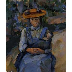  Hand Made Oil Reproduction   Paul Cezanne   24 x 28 inches   Little 