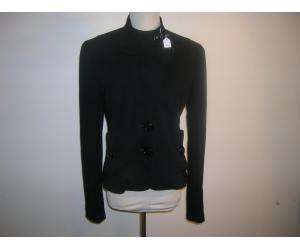 CHARLES CHANG LIMA black blazer.Long sleeves with high collar, two top 