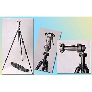   Professional Black Tripod with Grip Action Ball Head