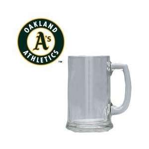  Hunter Oakland Athletics Glass Sport Mug (4 Pack): Sports 