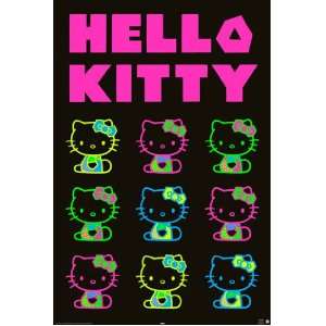  Children Posters Hello Kitty   Neon Party   91.5x61cm 