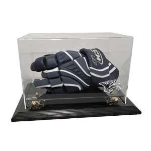  Nashville Predators Hockey Glove Display Case with Black 