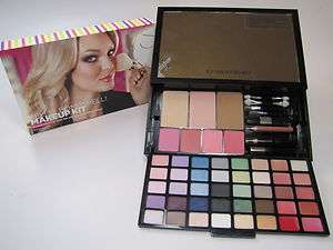 NEW VICTORIA SECRET BOMBSHELL MAKEUP KIT 55 MUST HAVE FOR EYES LIPS 