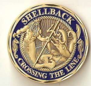 Shellback Navy Marine Corps Challenge Coin E_St  