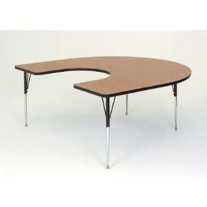  Quick Ship: Horseshoe Activity Table with Short Legs 