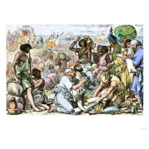   Goods to Trade with Phoenicians Premium Poster Print, 24x18 Home